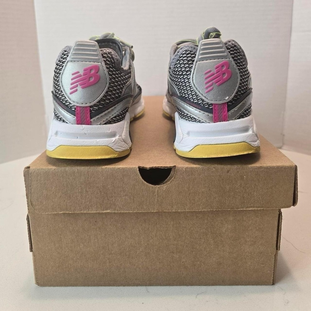 New Balance X Racer Trainers Gray Pink Women's Sneakers - 6 US - Picture 3 of 6